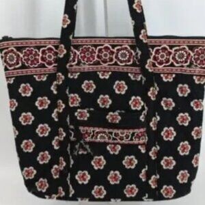Vera Bradley Pirouette Pattern Original Zip Top Tote Designer EUC Fall 2009